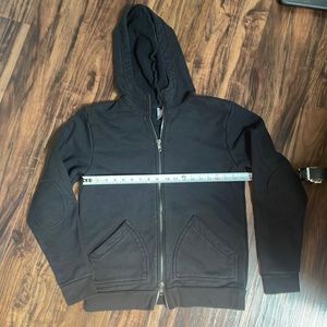 Men’s American Apparel Heavy Terry Black Hoodie-Medium